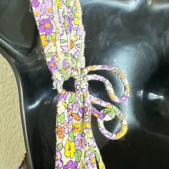 Free People Floral Ellia Two Piece Set Top and Ruffle Skirt Purple Combo Small - Picture 8 of 13